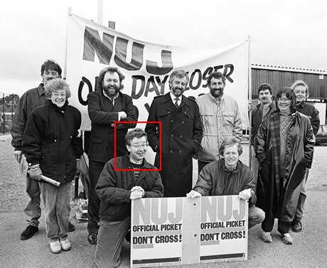 Two-faced Gove on the picket line Two-faced Gove on the picket line